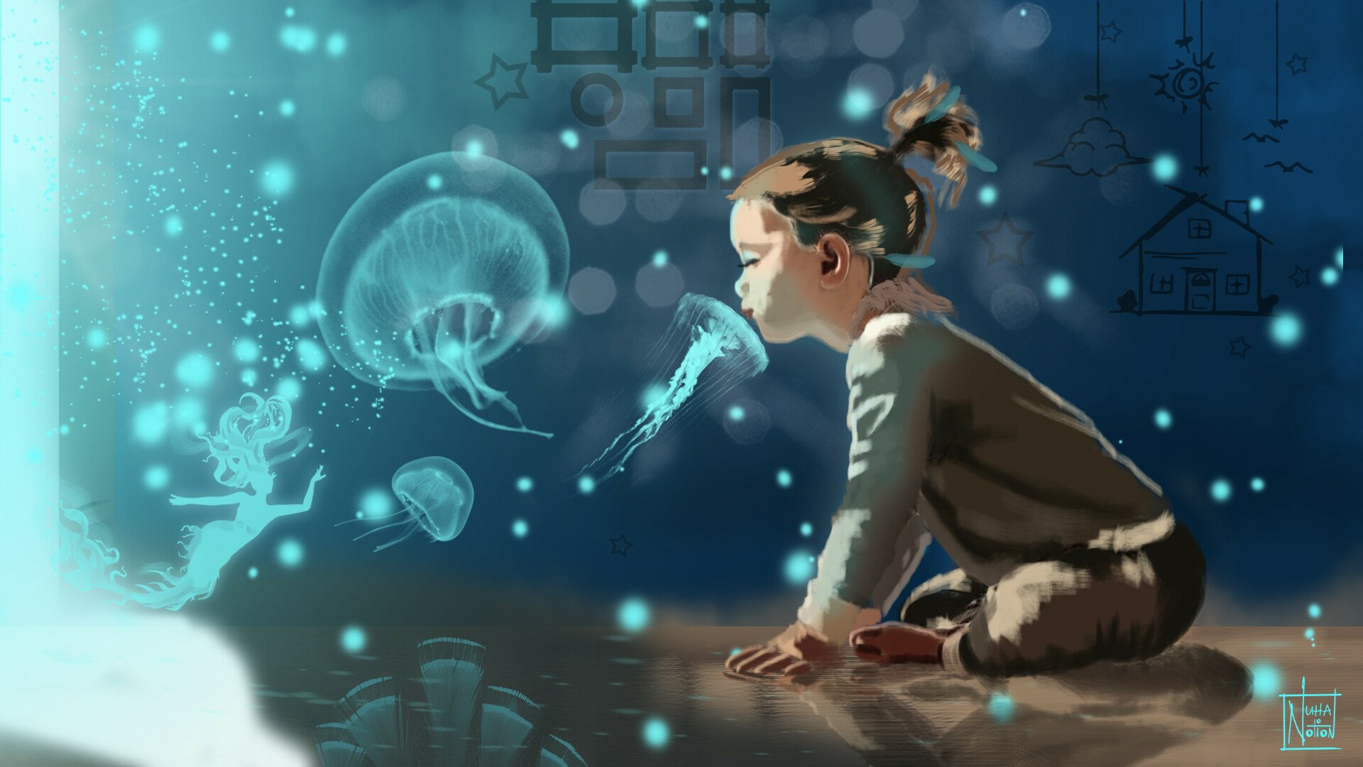 Download Fantasy Child HD Wallpaper by Nuha Notion