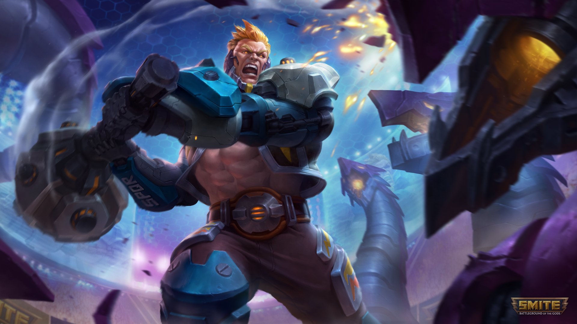 Download Hercules (Smite) Video Game Smite 4k Ultra HD Wallpaper
