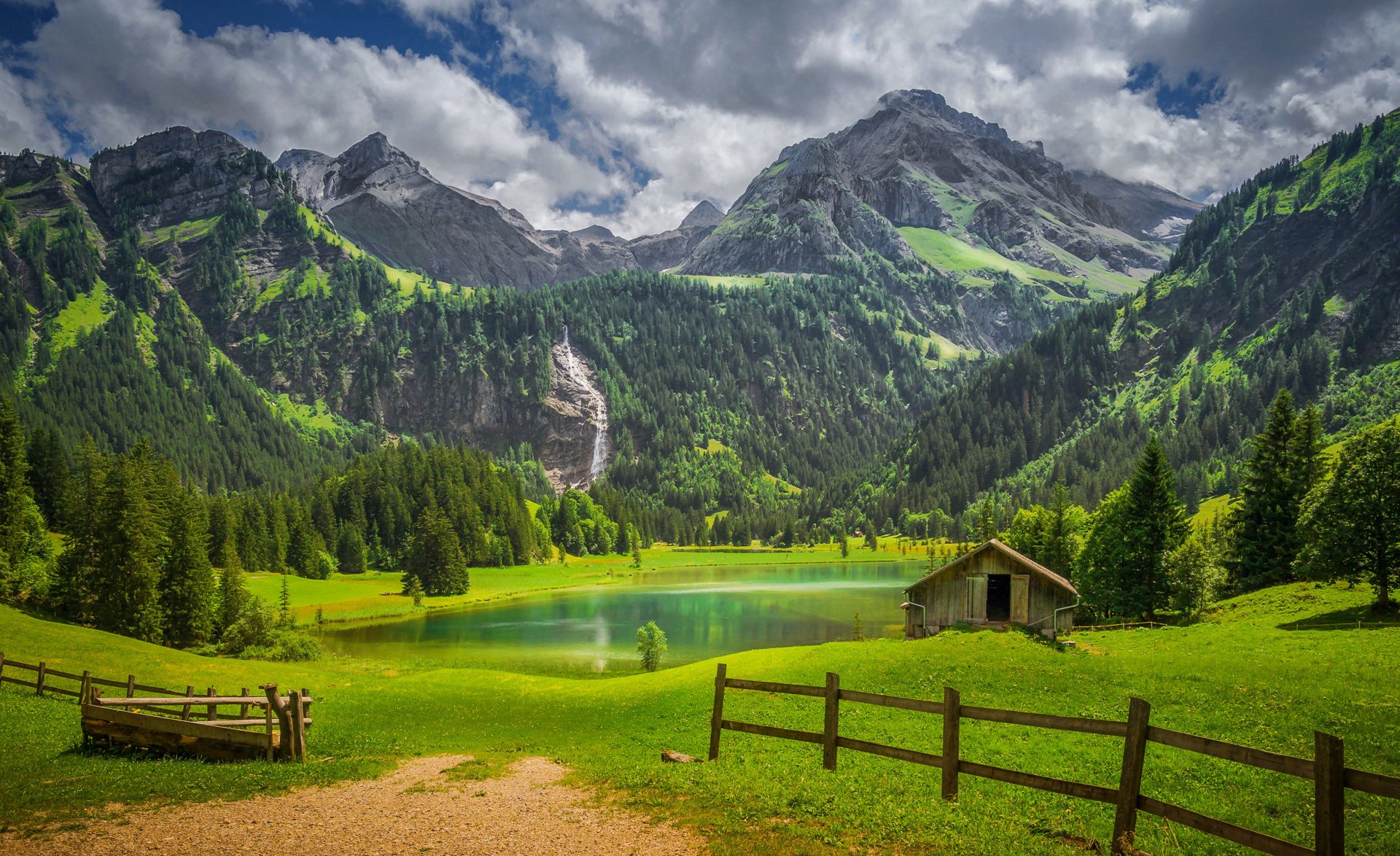 Swiss alps wallpaper