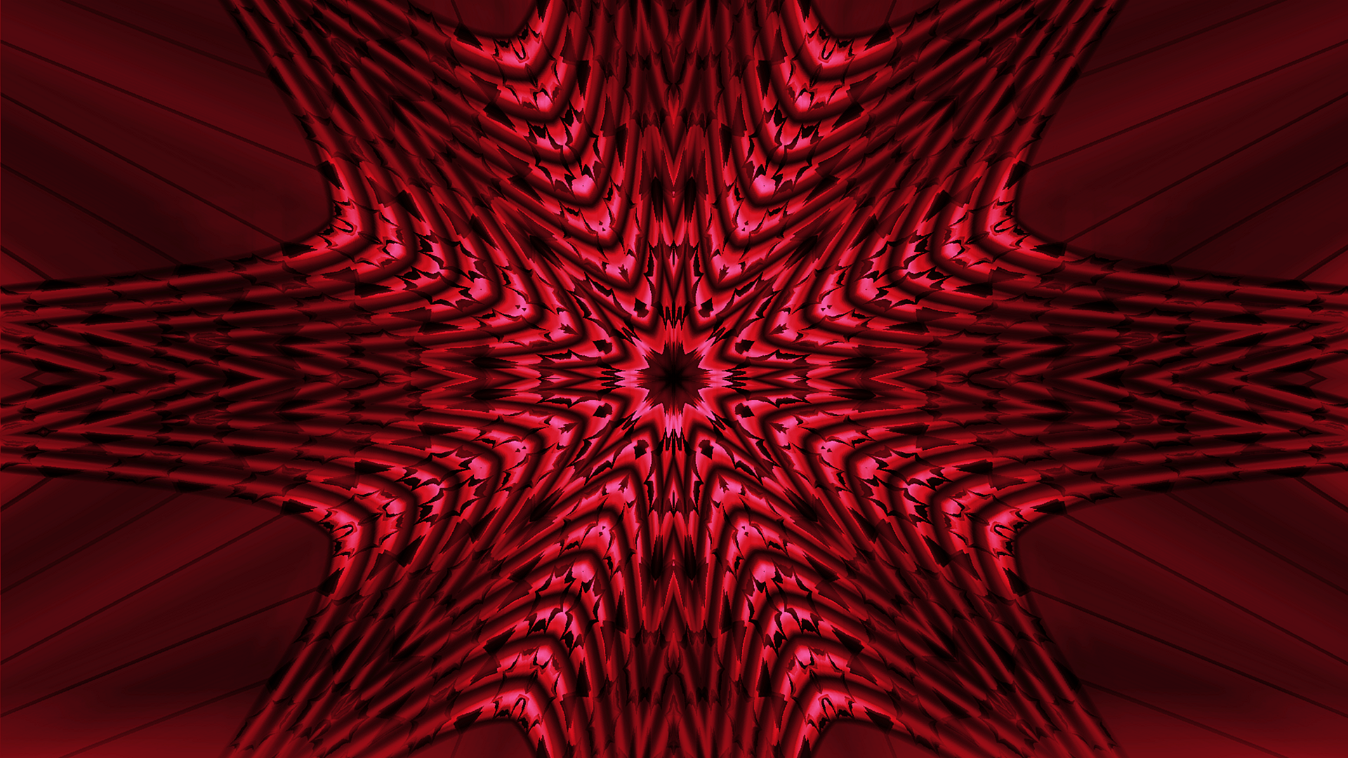 Brown and Red Kaleidoscope by lonewolf6738 by lonewolf6738