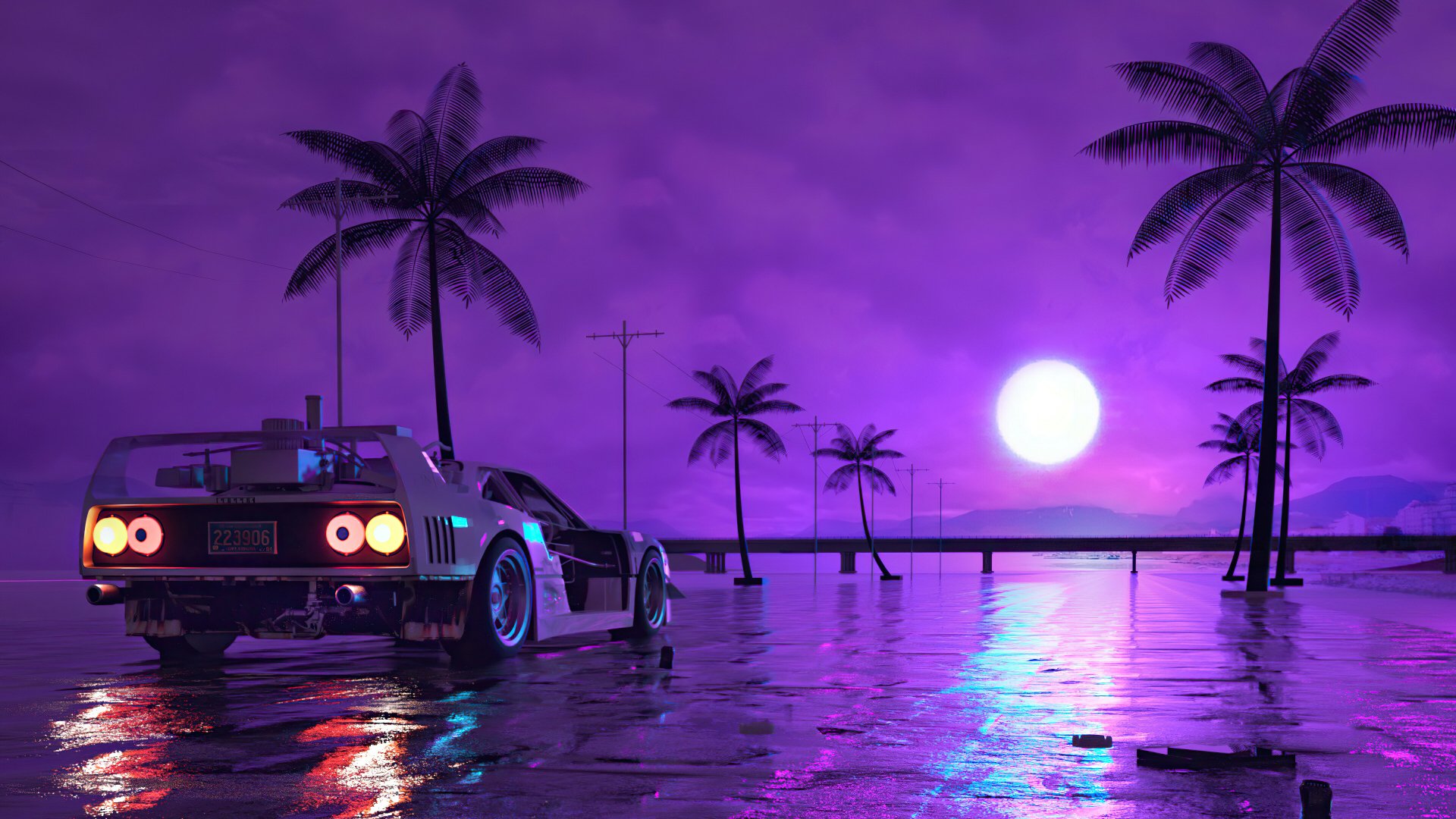 Download Artistic Retro Wave 4k Ultra HD Wallpaper