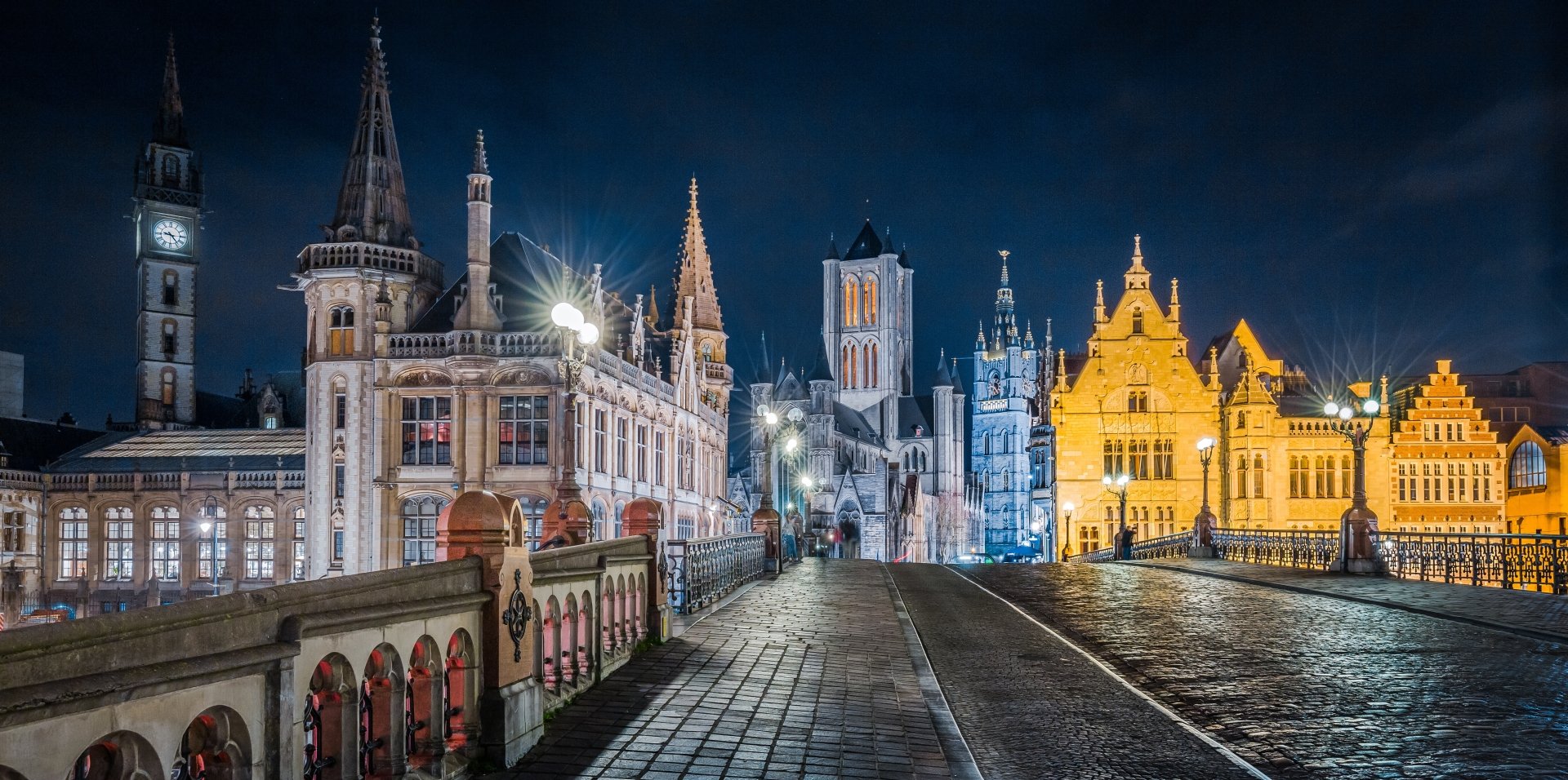 Download Architecture Belgium House Building Bridge Man Made Ghent 4k ...