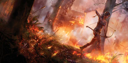 Lara Croft video game Tomb Raider (2013) HD Desktop Wallpaper | Background Image