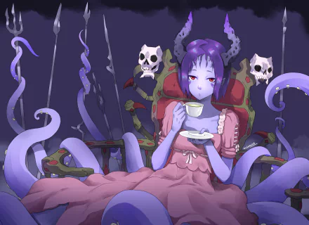 horns Anime Original HD Desktop Wallpaper | Background Image