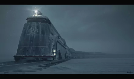  Snowpiercer Series Train Design by Alex Nice