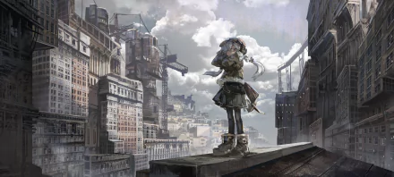 Anime city anime city HD Desktop Wallpaper | Background Image