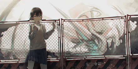 Anime girl anime girl HD Desktop Wallpaper | Background Image