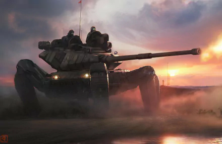 futuristic Sci Fi robot HD Desktop Wallpaper | Background Image