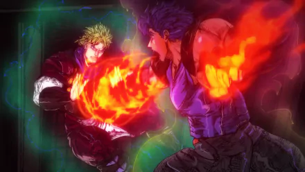 Jonathan Joestar Dio Brando Anime Jojo's Bizarre Adventure HD Desktop Wallpaper | Background Image