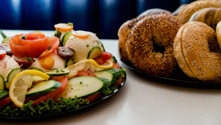 bagel food salad HD Desktop Wallpaper | Background Image
