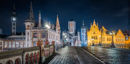 architecture Belgium house building bridge man made Ghent HD Desktop Wallpaper | Background Image