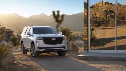 white car SUV car Cadillac vehicle Cadillac Escalade HD Desktop Wallpaper | Background Image