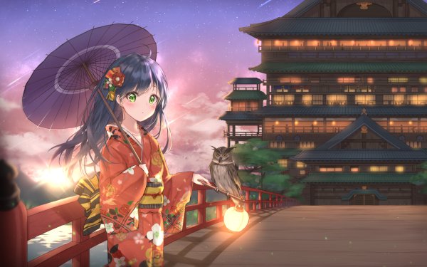 Anime Original Parasol HD Wallpaper | Background Image