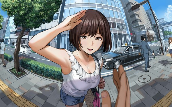 Woman anime bisexual POV