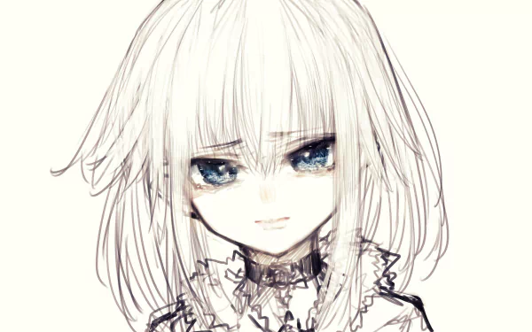 crying Anime Original HD Desktop Wallpaper | Background Image