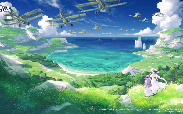 Unicorn (Azur Lane) Illustrious (Azur Lane) Anime Azur Lane HD Desktop Wallpaper | Background Image