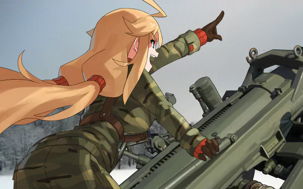 Anime military military anime HD Desktop Wallpaper | Background Image