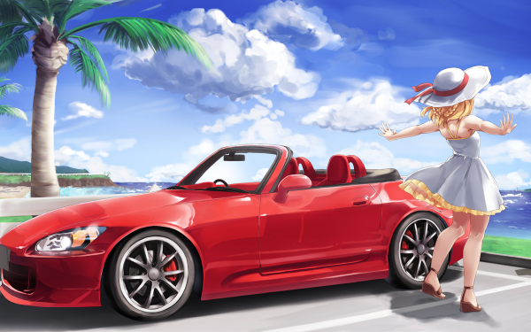 Anime Car HD Wallpaper | Background Image