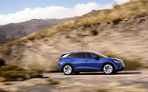 electric car SUV car Volkswagen vehicle Volkswagen ID.4 HD Desktop Wallpaper | Background Image