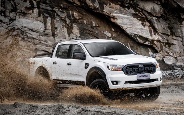 white car car Ford vehicle Ford Ranger HD Desktop Wallpaper | Background Image