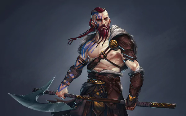 warrior fantasy viking fantasy warrior HD Desktop Wallpaper | Background Image