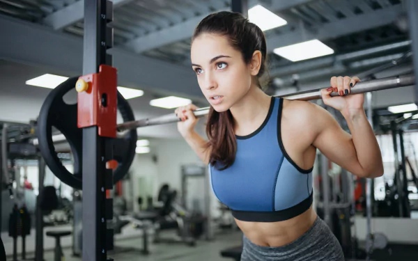 gym brunette model fitness Sports HD Desktop Wallpaper | Background Image