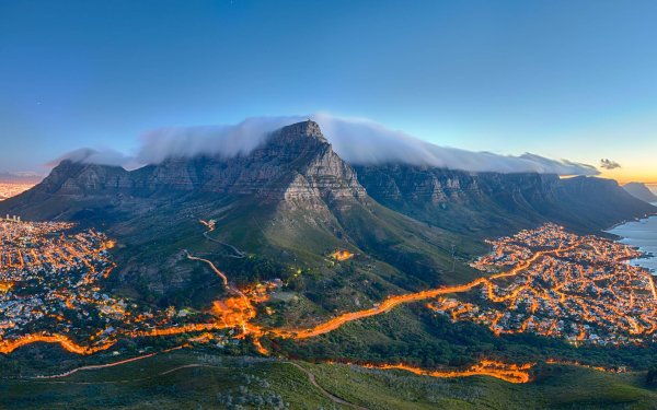 Man Made Cape Town Cities South Africa City Table Mountain HD Wallpaper | Background Image