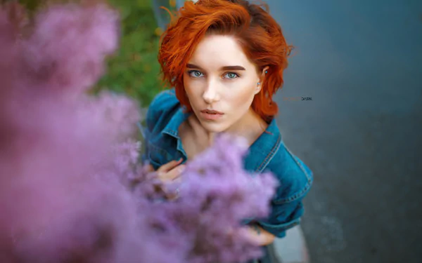 redhead face Maria Larina woman model HD Desktop Wallpaper | Background Image