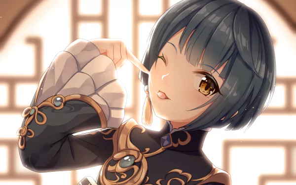 Xingqiu (Genshin Impact) video game Genshin Impact HD Desktop Wallpaper | Background Image