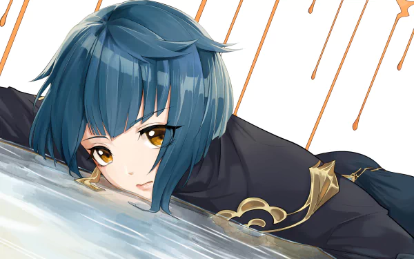 Xingqiu (Genshin Impact) video game Genshin Impact HD Desktop Wallpaper | Background Image