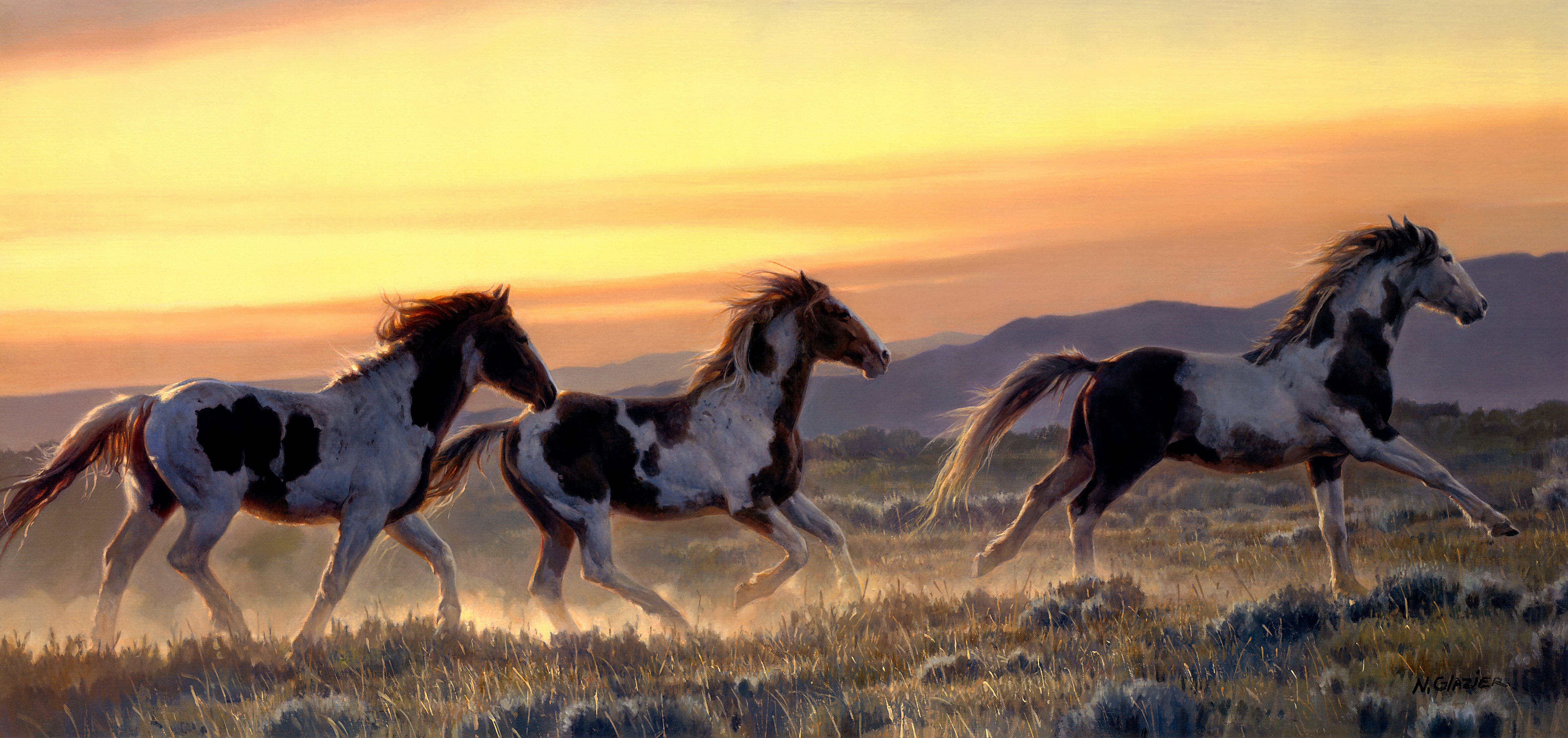Horse 4k Ultra HD Wallpaper by Nancy Glazier