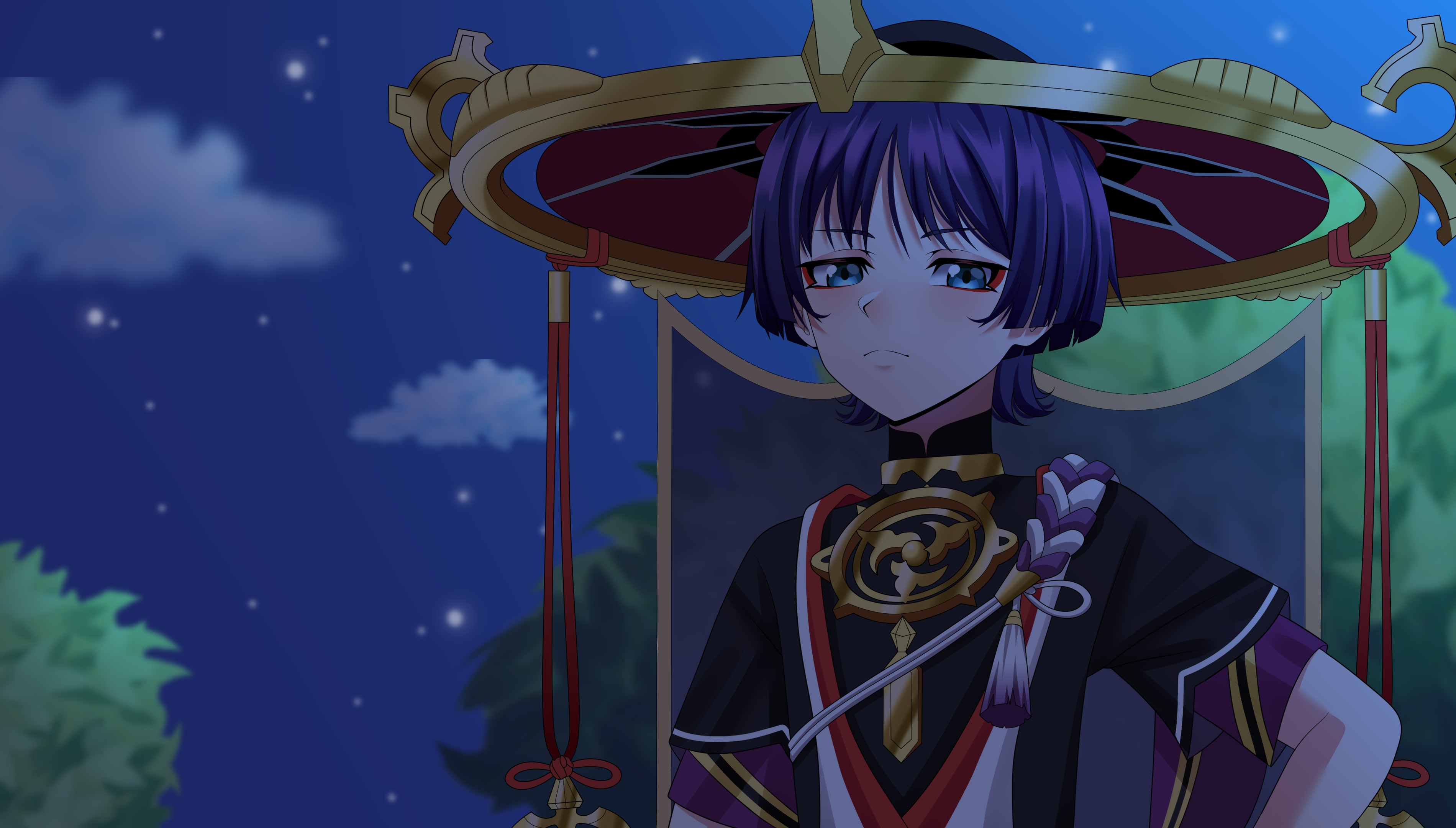 Scaramouche Genshin Impact Hd Wallpaper Background Image 3800x2160