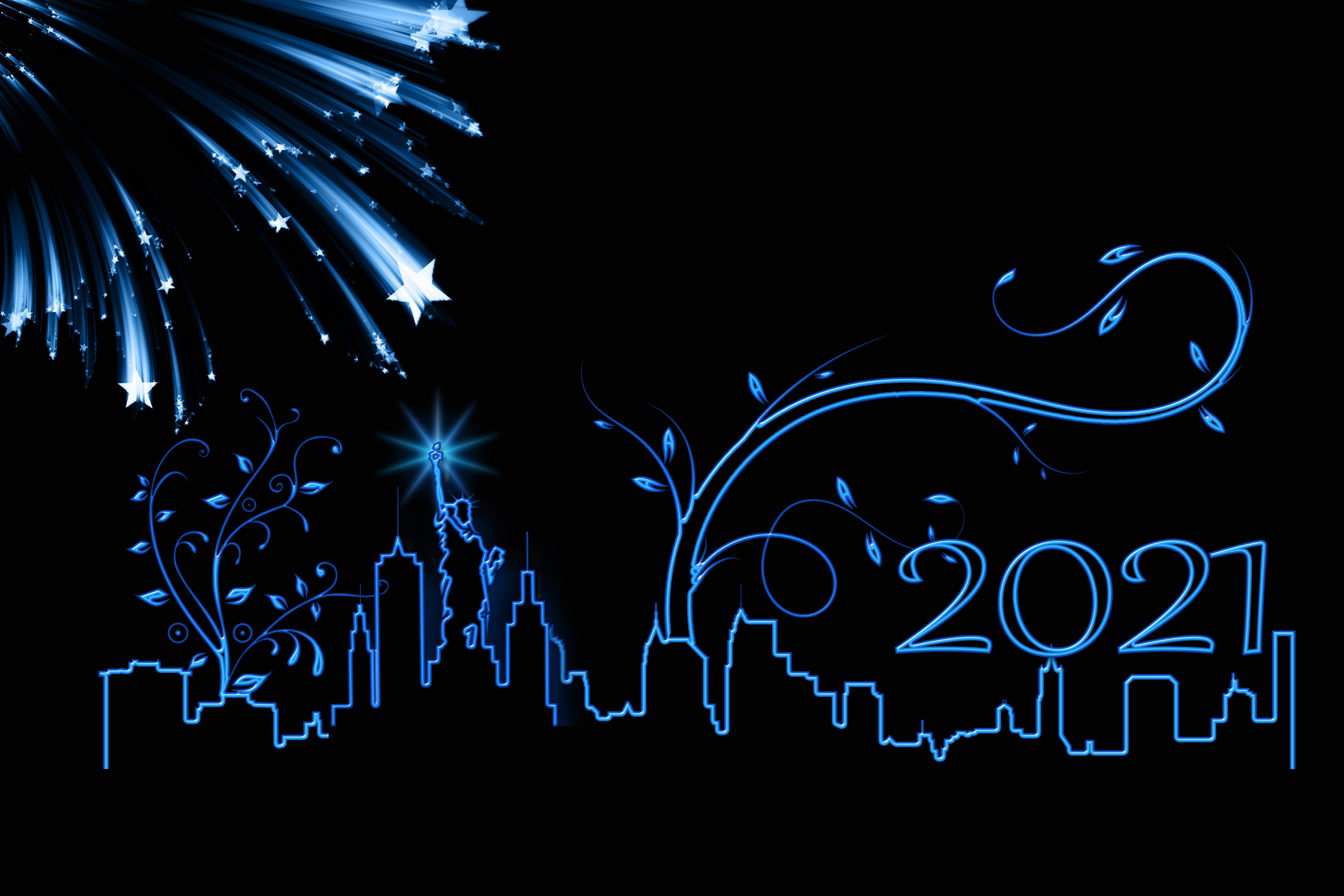 Holiday New Year 2021 HD Wallpaper | Background Image