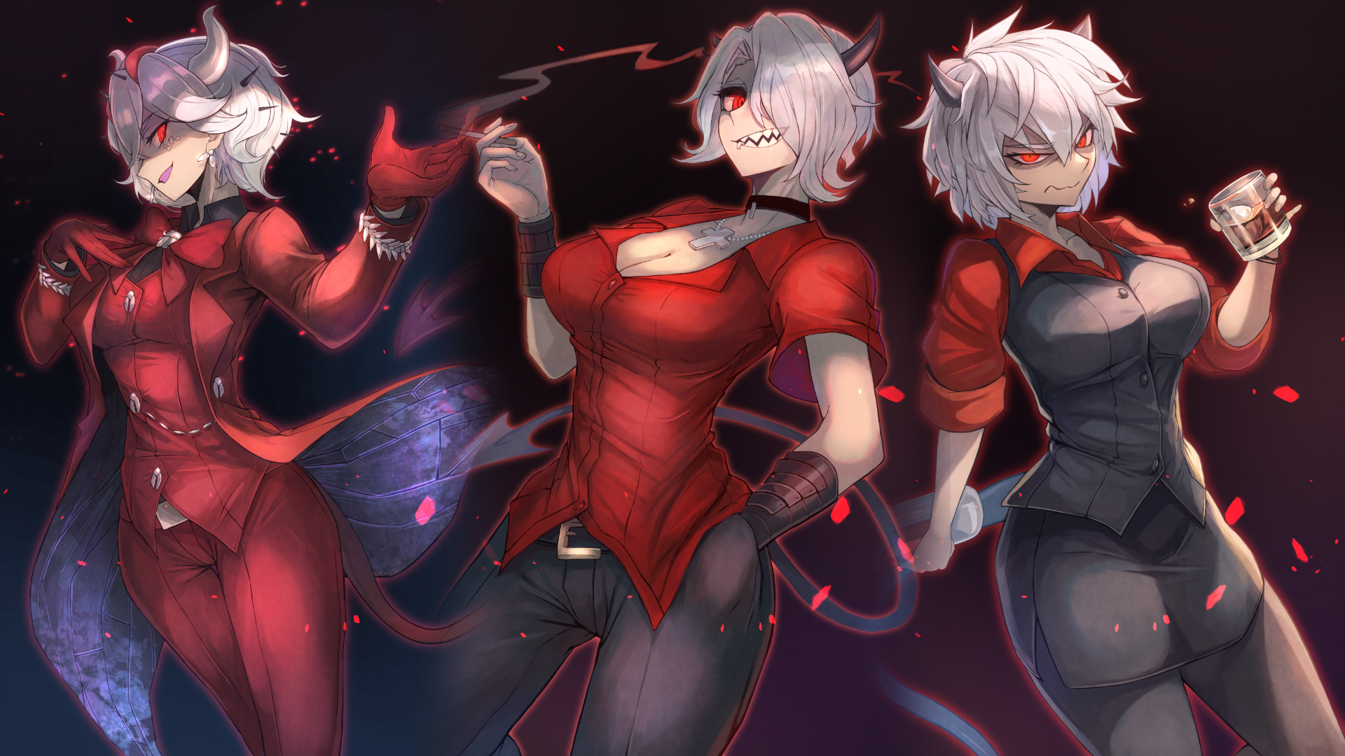 Download Video Game Helltaker HD Wallpaper by SromFunnyBoi