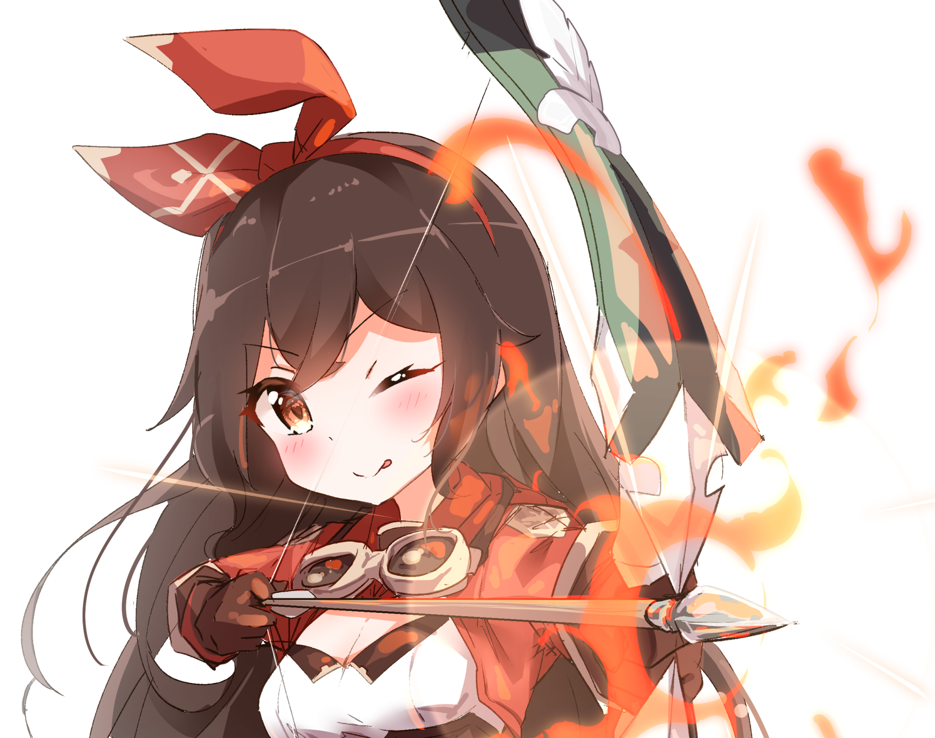 Download Amber (Genshin Impact) Video Game Genshin Impact HD Wallpaper by 兎月