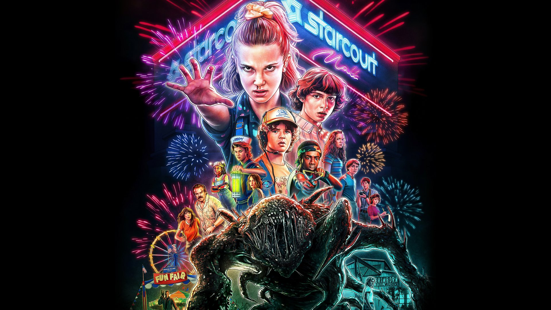 Stranger Things 8k Ultra Fond d'écran HD | Arrière-Plan | 7680x4320