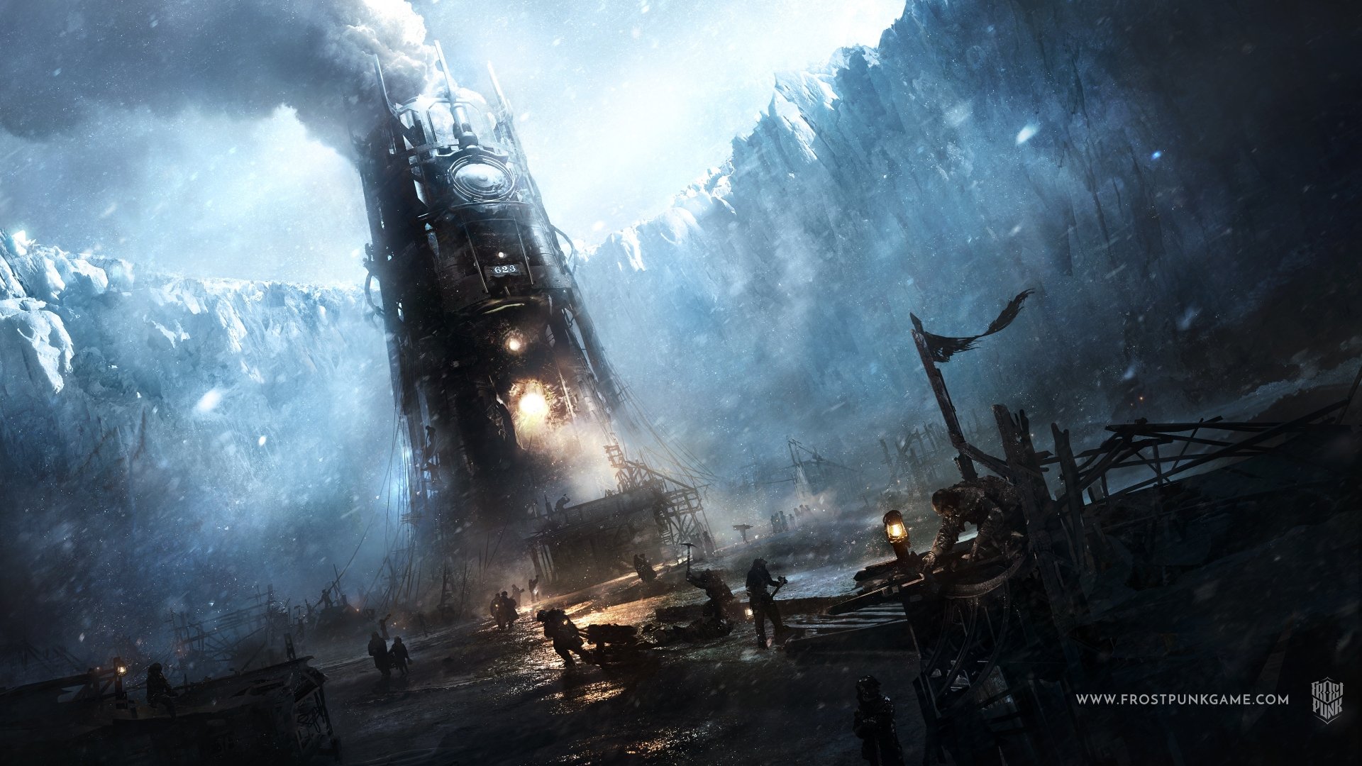Download Video Game Frostpunk 4k Ultra HD Wallpaper