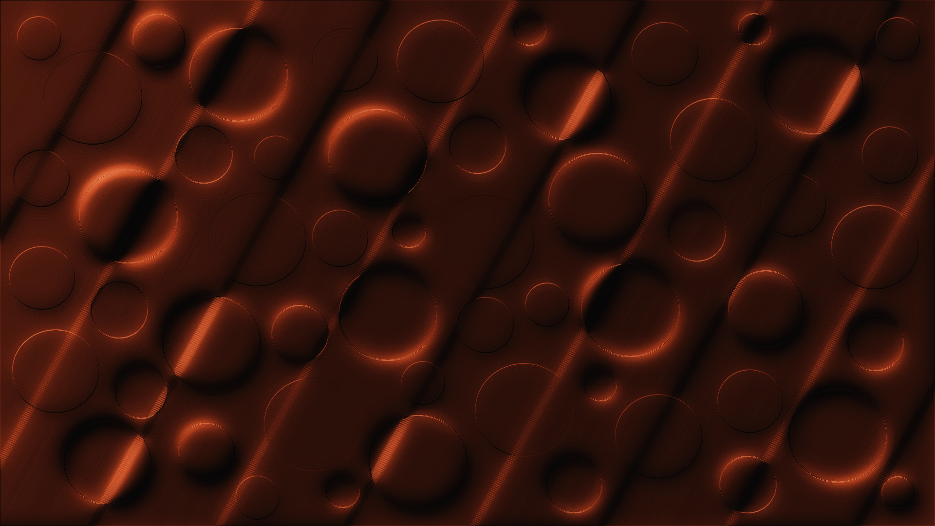 #3 Dark Chocolate Brown 3D Circles by lonewolf6738 HD Wallpaper | Background Image | 1920x1080