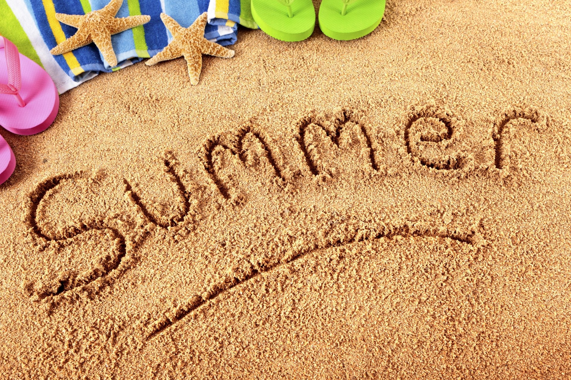 Download Sand Artistic Summer 4k Ultra HD Wallpaper