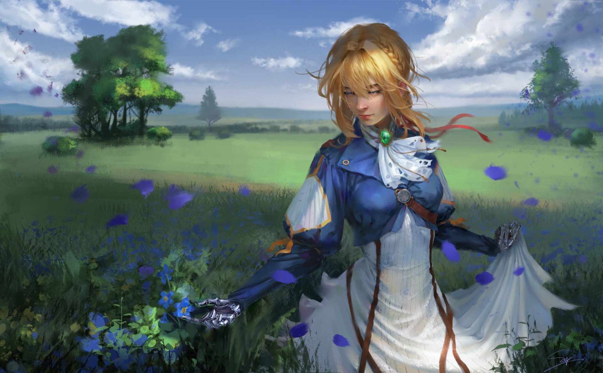 Download Blonde Violet Evergarden (Character) Violet Evergarden Anime HD Wallpaper by Sy2
