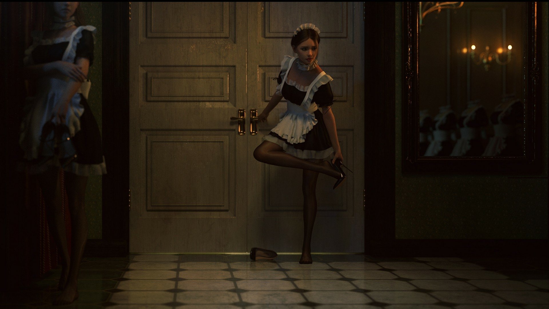 Download Woman Artistic HD Wallpaper by Lou LL