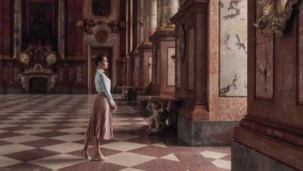 model skirt Ksenia Kufeld woman mood HD Desktop Wallpaper | Background Image