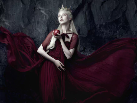 Maria Amanda princess dress crown apple mood style woman cosplay HD Desktop Wallpaper | Background Image