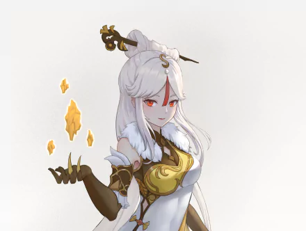 Ningguang (Genshin Impact) video game Genshin Impact HD Desktop Wallpaper | Background Image