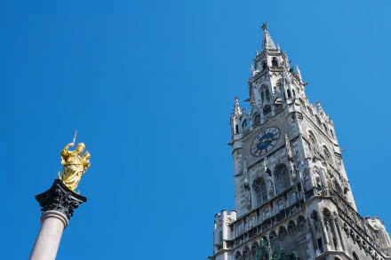 city hall munich Germany tower man made architecture HD Desktop Wallpaper | Background Image
