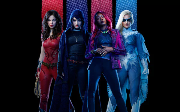 Koriand'r Wonder Girl Dove (DC Comics) Starfire (DC Comics) Raven (DC Comics) TV Show titans HD Desktop Wallpaper | Background Image