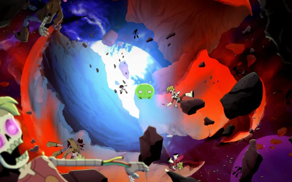 alien Gary Goodspeed zombie Mooncake (Final Space) TV Show Final Space HD Desktop Wallpaper | Background Image