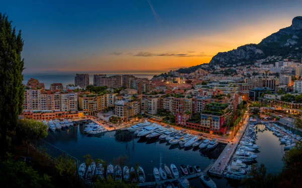 Monte Carlo Monaco house man made harbor HD Desktop Wallpaper | Background Image