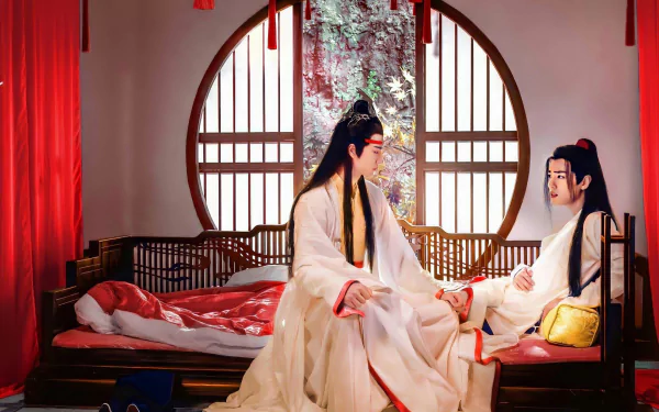 Xiao Zhan Wei Wuxian Wang Yibo Lan Wangji TV Show The Untamed HD Desktop Wallpaper | Background Image