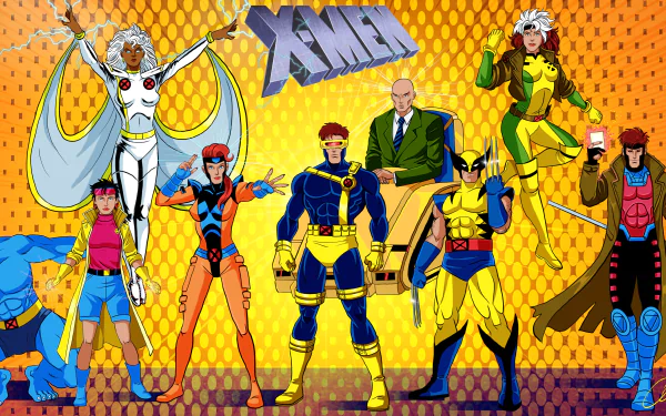 Hank McCoy Jubilee (Marvel Comics) Logan James Howlett Wolverine Charles Xavier Beast (Marvel Comics) Rogue (Marvel Comics) Jean Grey Gambit (Marvel Comics) Cyclops (Marvel Comics) Storm (Marvel Comics) TV Show X-Men HD Desktop Wallpaper | Background Image